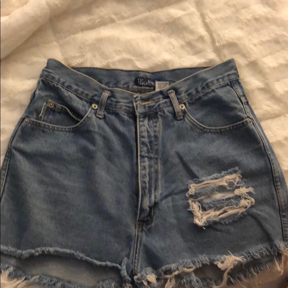 High waisted mom shorts